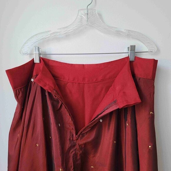 Womens Maxi Skirt And Top Set Short Sleeves Traditional Style Size Small & XL - Picture 12 of 14